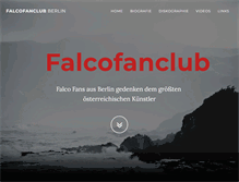 Tablet Screenshot of falcofanclub-berlin.de